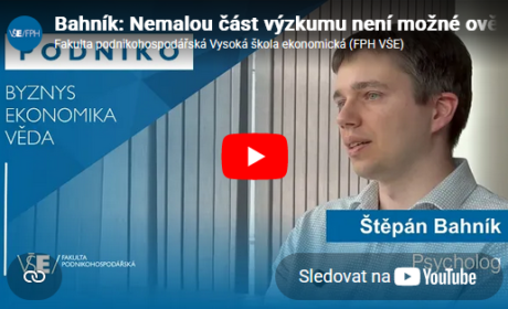 Štěpán Bahník v podcastu Podniko: Jak posílit důvěryhodnost vědy?